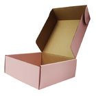 El color rosado imprimió las cajas de envío logotipo del sellado de oro de 27 de x 22 de los x 6.5cm proveedor